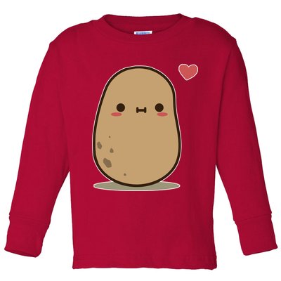 Kawii Potato Toddler Long Sleeve Shirt