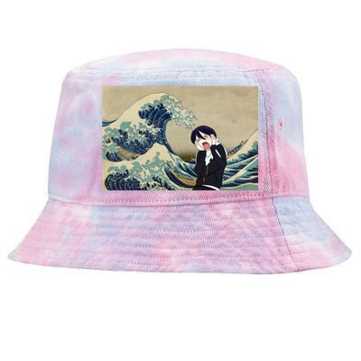 Kanagawa &Amp; Yato Tie-Dyed Bucket Hat