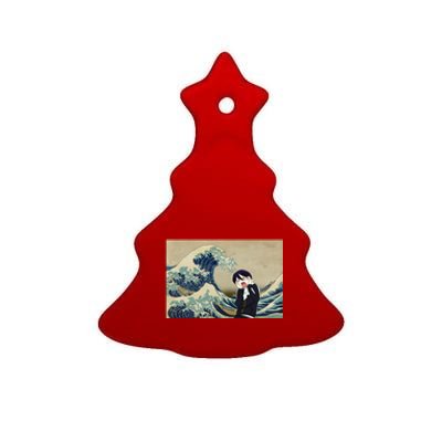 Kanagawa &Amp; Yato Ceramic Tree Ornament