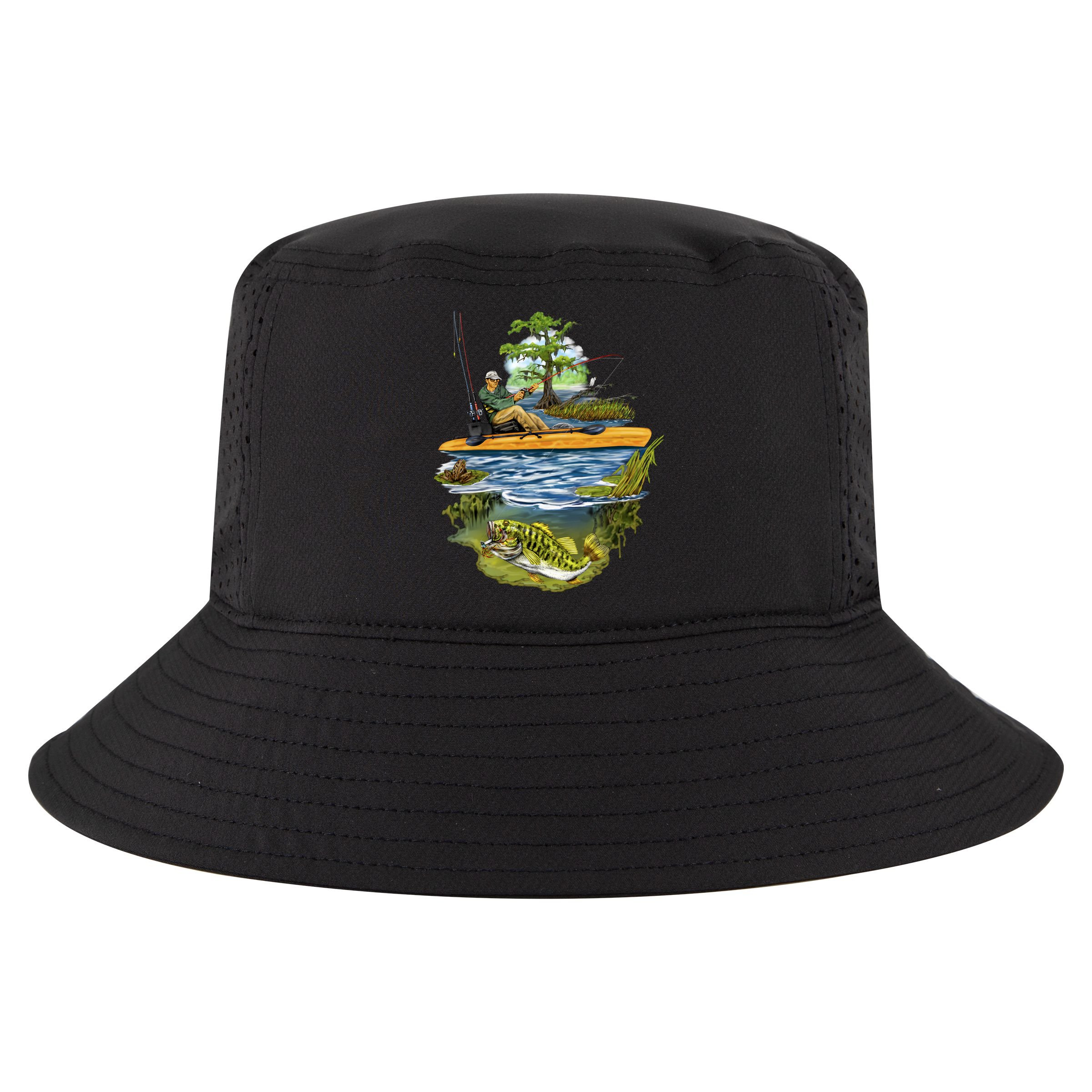 Kayak Fishing Cool Comfort Performance Bucket Hat