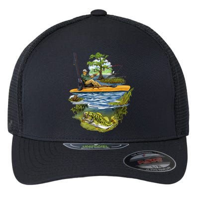 Kayak Fishing Flexfit Unipanel Trucker Cap