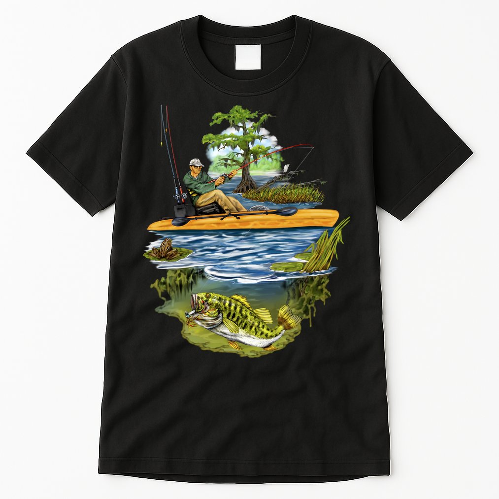Kayak Fishing Tall T-Shirt
