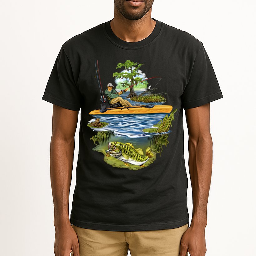 Kayak Fishing Tall T-Shirt