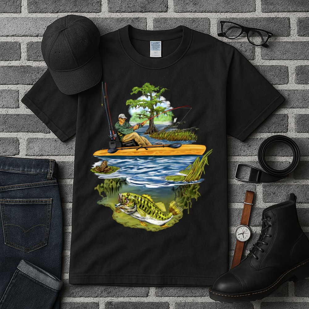 Kayak Fishing Tall T-Shirt