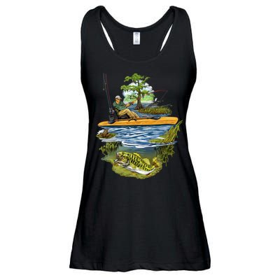 Kayak Fishing Ladies Essential Flowy Tank