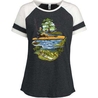 Kayak Fishing Enza Ladies Jersey Colorblock Tee