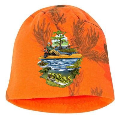 Kayak Fishing Kati - Camo Knit Beanie