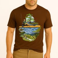Kayak Fishing Cooling Performance Crew T-Shirt
