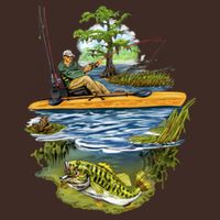 Kayak Fishing Cooling Performance Crew T-Shirt