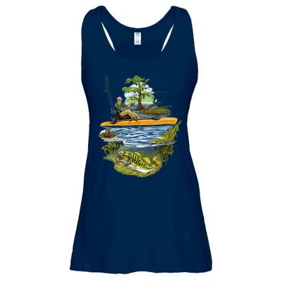 Kayak Fishing Ladies Essential Flowy Tank