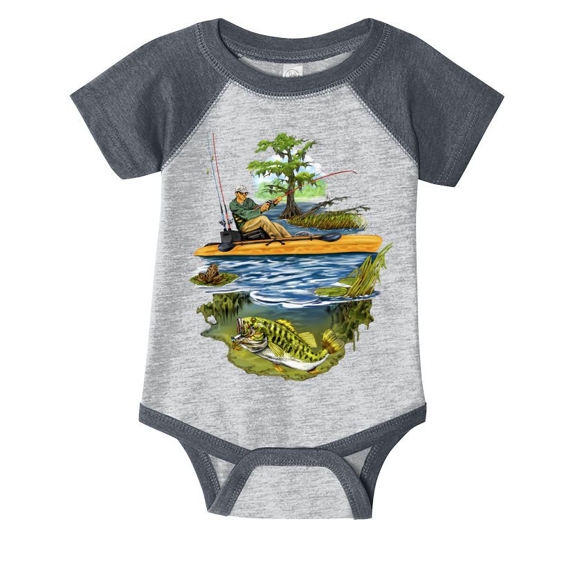 Kayak Fishing Infant Baby Jersey Bodysuit