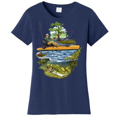 Kayak Fishing Women's T-Shirt