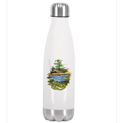 Kayak Fishing Stainless Steel Insulated Water Bottle