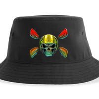 Kayak Skull Sustainable Bucket Hat