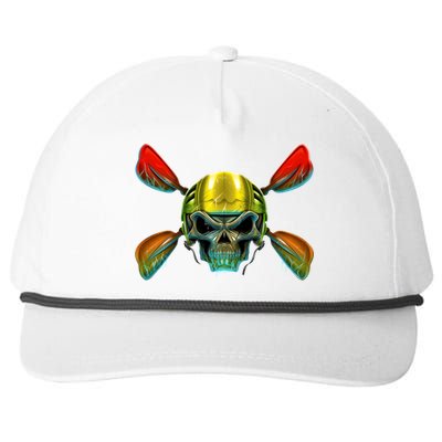 Kayak Skull Snapback Five-Panel Rope Hat