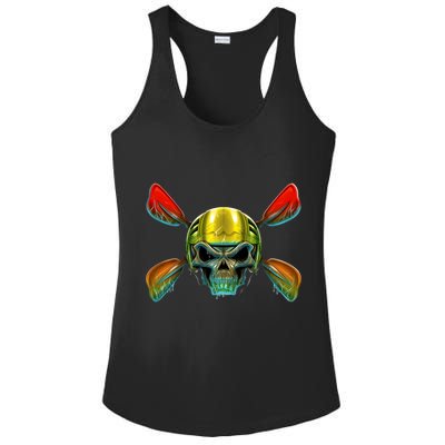 Kayak Skull Ladies PosiCharge Competitor Racerback Tank