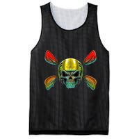 Kayak Skull Mesh Reversible Basketball Jersey Tank