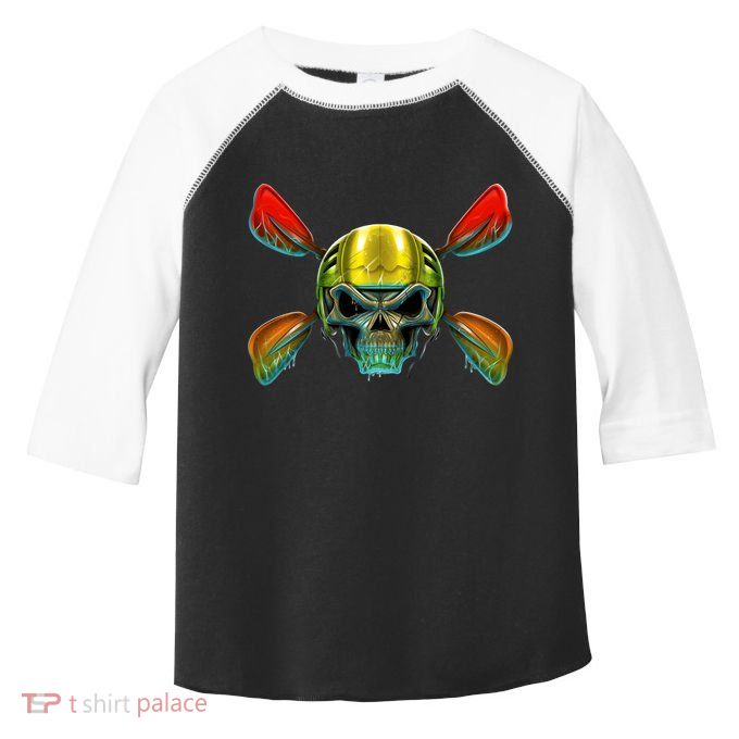 Kayak Skull Toddler Fine Jersey T-Shirt