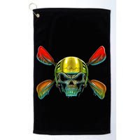Kayak Skull Golf Towel