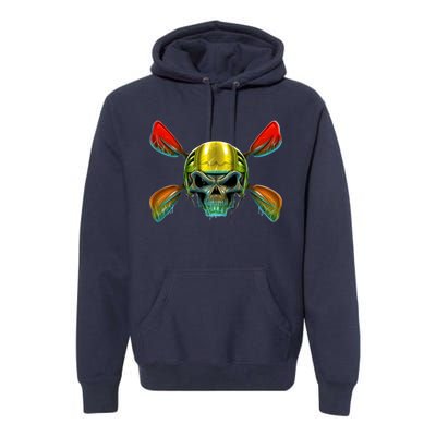 Kayak Skull Premium Hoodie