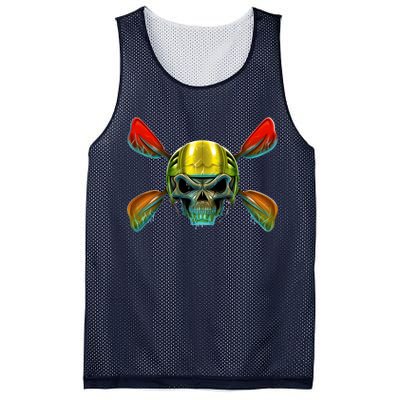 Kayak Skull Mesh Reversible Basketball Jersey Tank