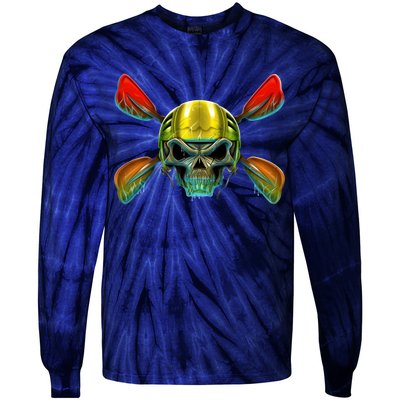 Kayak Skull Tie-Dye Long Sleeve Shirt