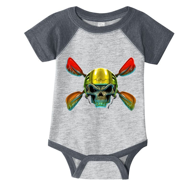 Kayak Skull Infant Baby Jersey Bodysuit