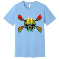 Kayak Skull Premium T-Shirt