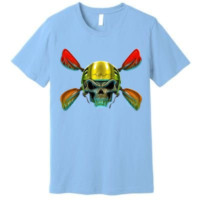 Kayak Skull Premium T-Shirt