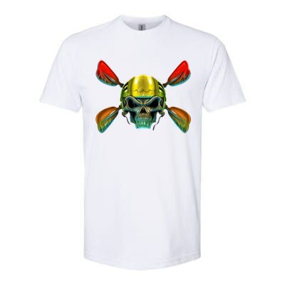 Kayak Skull Softstyle CVC T-Shirt