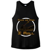 Kayak This Is How I Roll  Ladies PosiCharge Tri-Blend Wicking Tank
