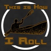 Kayak This Is How I Roll  Large Microfiber Waffle Golf Towel