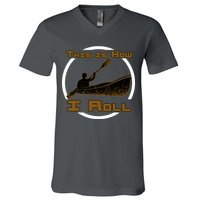 Kayak This Is How I Roll  V-Neck T-Shirt