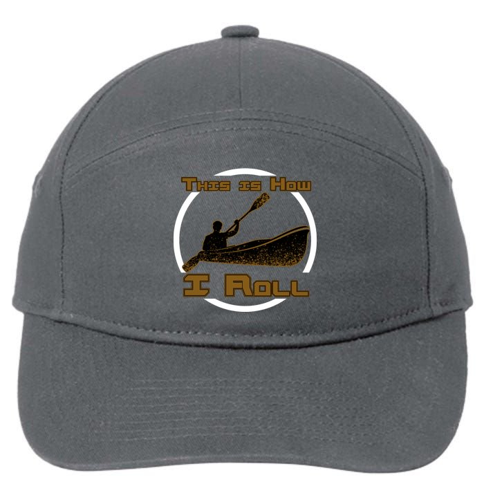 Kayak This Is How I Roll  7-Panel Snapback Hat