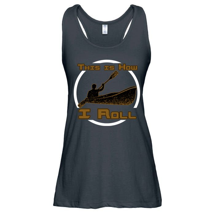 Kayak This Is How I Roll  Ladies Essential Flowy Tank