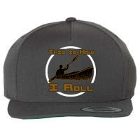 Kayak This Is How I Roll  Wool Snapback Cap