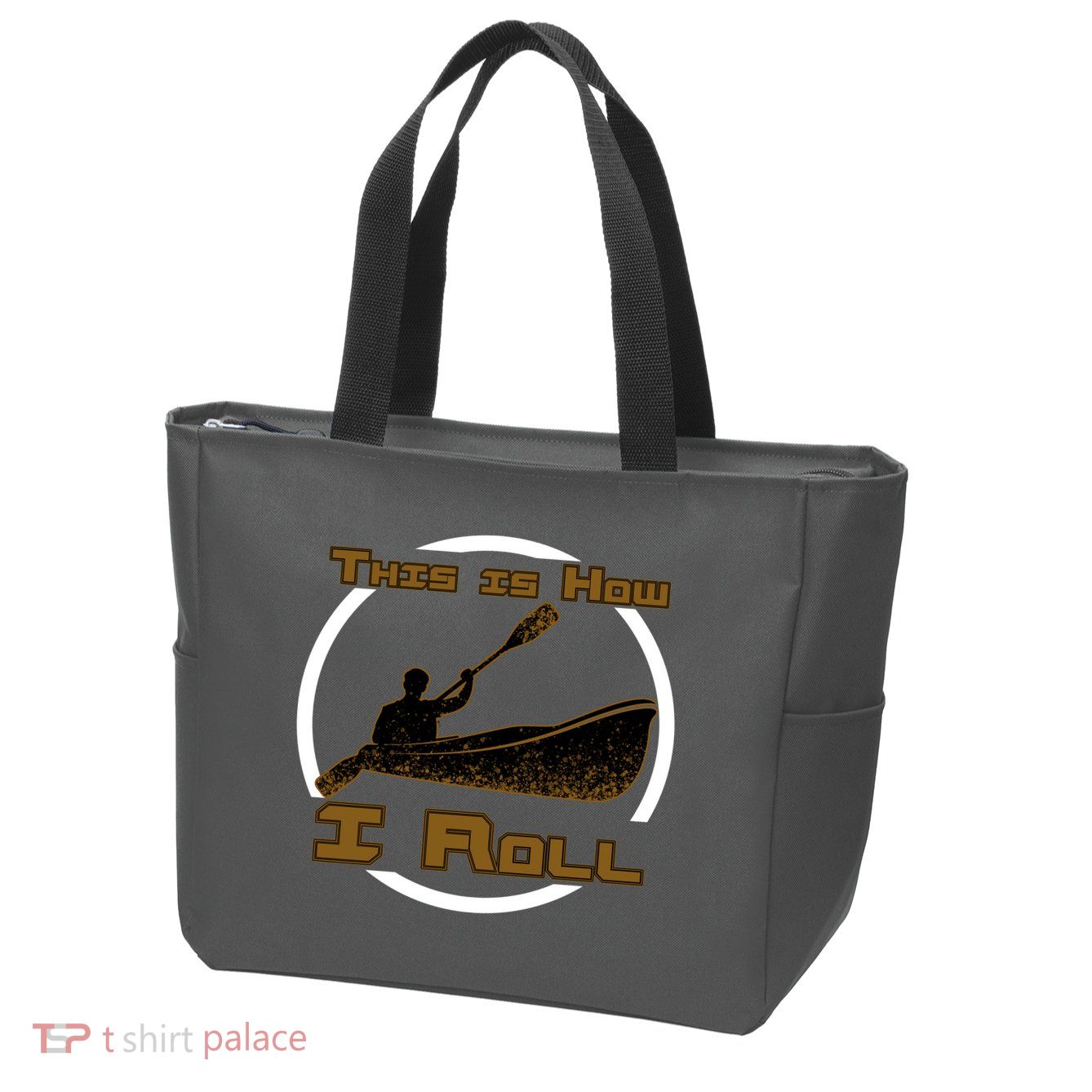 Kayak This Is How I Roll  Zip Tote Bag