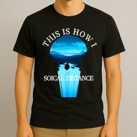Kayak This Is How I Social Distancing T-Shirt