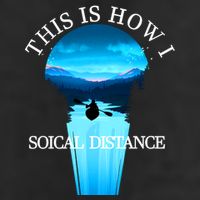 Kayak This Is How I Social Distancing Adult Drive Performance Visor