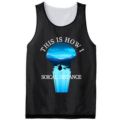 Kayak This Is How I Social Distancing Mesh Reversible Basketball Jersey Tank