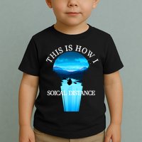 Kayak This Is How I Social Distancing Toddler T-Shirt