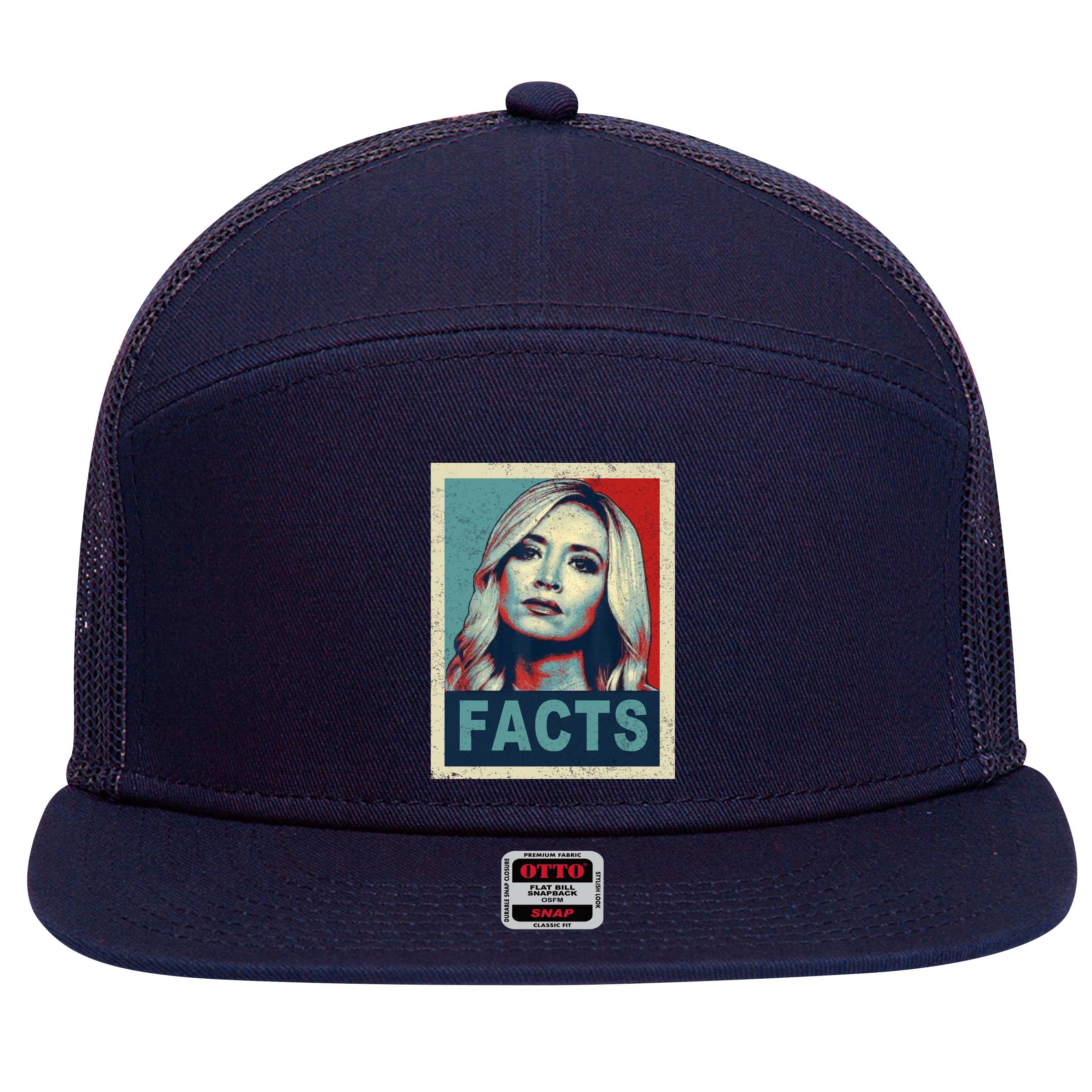 Kayleigh Facts 7 Panel Mesh Trucker Snapback Hat
