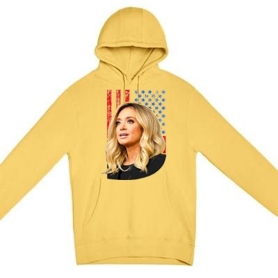 Kayleigh McEnany USA Flag Premium Pullover Hoodie