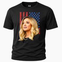 Kayleigh McEnany USA Flag Cooling Performance Crew T-Shirt
