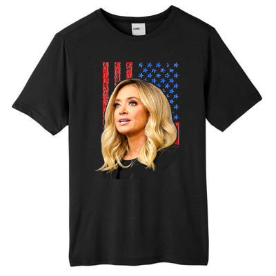 Kayleigh McEnany USA Flag Tall Fusion ChromaSoft Performance T-Shirt