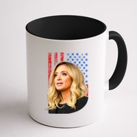 Kayleigh McEnany USA Flag Coffee Mug