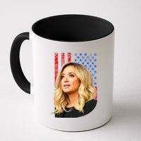 Kayleigh McEnany USA Flag Coffee Mug