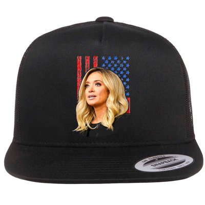 Kayleigh McEnany USA Flag Flatbill Hat