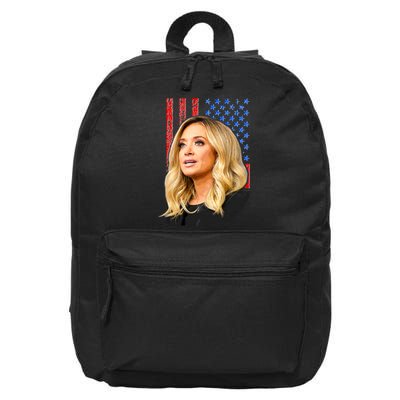 Kayleigh McEnany USA Flag 16 in Basic Backpack