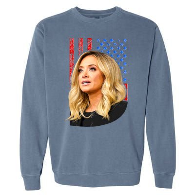 Kayleigh McEnany USA Flag Garment-Dyed Sweatshirt